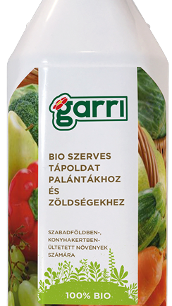 GARRI bio tápoldat zöldség, palánta 1 L